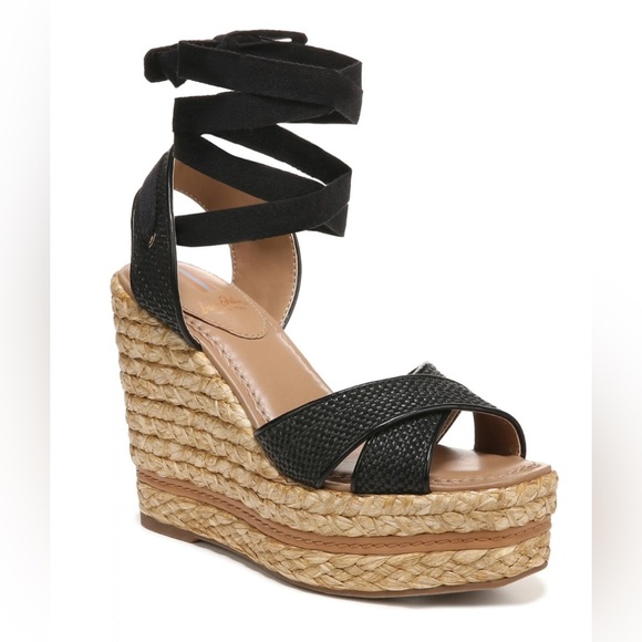 Vaughn Ankle Wrap Espadrille Platform Wedge Sandal (Women) - Picture 1 of 12